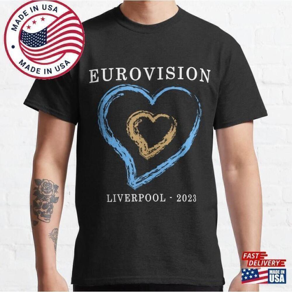 Eurovision Liverpool Ukraine Music Contest Graphic Fan Art Gift Unisex T-Shirt